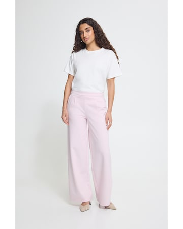 Wide Leg Pantalon 'IHKate' ICHI en rouge