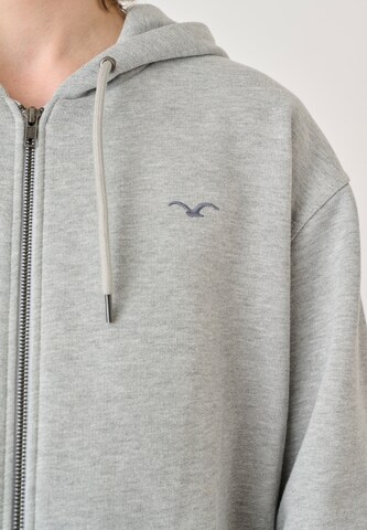 Cleptomanicx Sweatjacke 'Ligull Boxy' in Grau