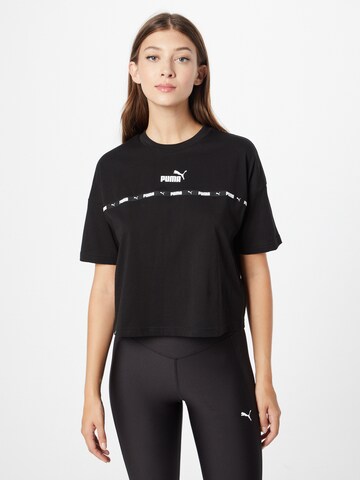 PUMA Performance Shirt in Black: front