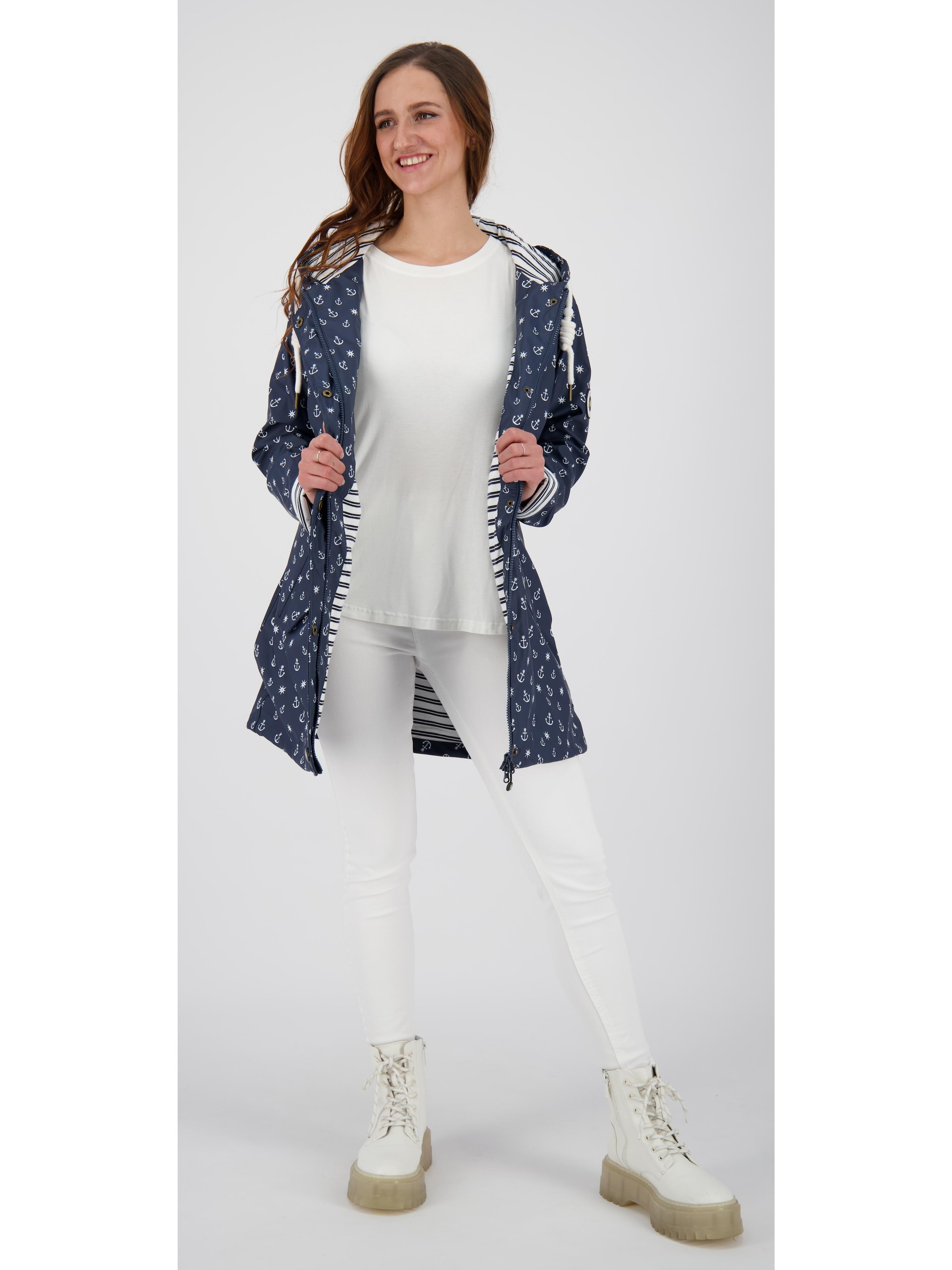 ankerglut Übergangsparka 'Friesennerz ANKERGLUTZAUBER'‌‌‌‌‌‌‌‌‌‌ in Blau