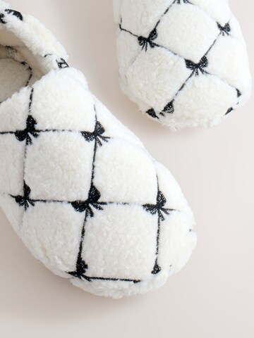 Next Hjemmesko i hvid