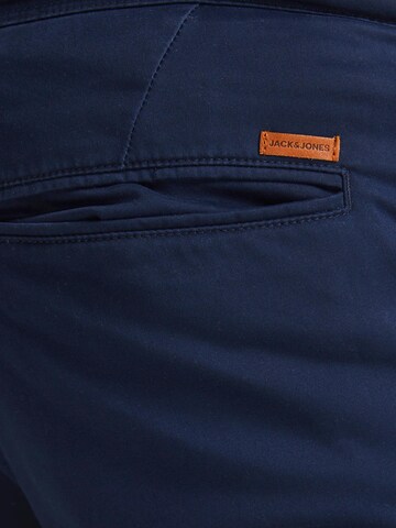 Coupe slim Pantalon chino 'JJIMARCO' Jack & Jones Plus en bleu