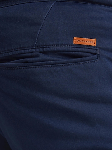 Coupe slim Pantalon chino 'Marco' Jack & Jones Plus en bleu