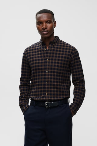 Matinique Regular fit Button Up Shirt 'Trostol ' in Blue: front