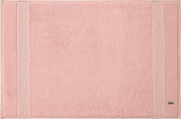 LACOSTE Bathmat 'LE CROCO' in Pink: front