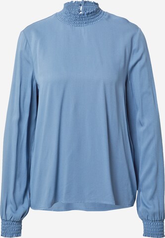 VILA Blouse 'DANIA' in Blauw: voorkant