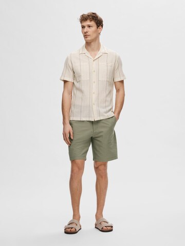 SELECTED HOMME Comfort fit Overhemd in Beige