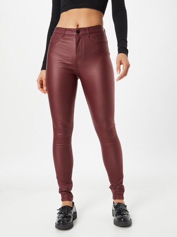 JDY Skinny Jeans 'NEW THUNDER' in Rood: voorkant