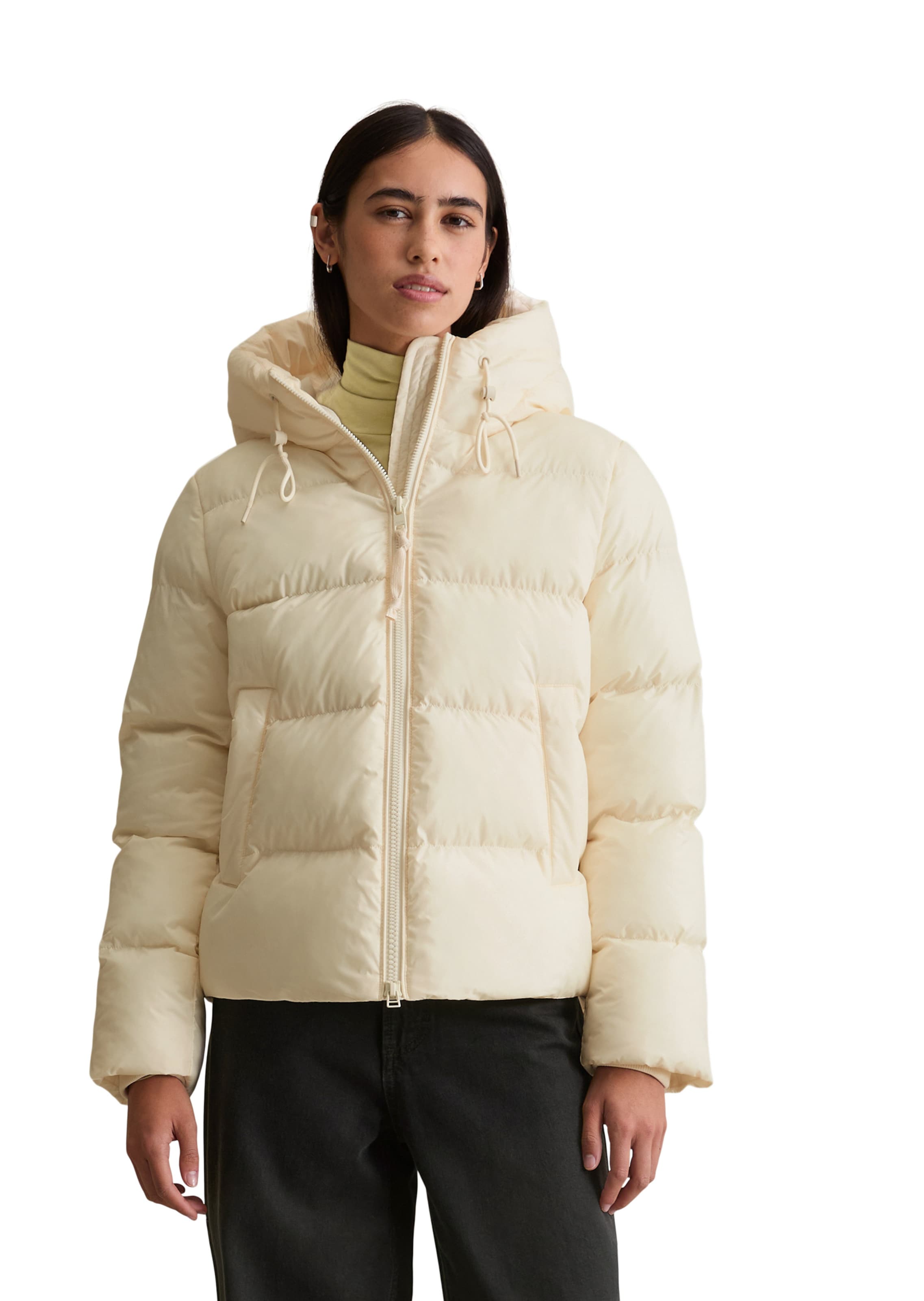 Marc O'Polo DENIM Winterjas in Beige: voorkant