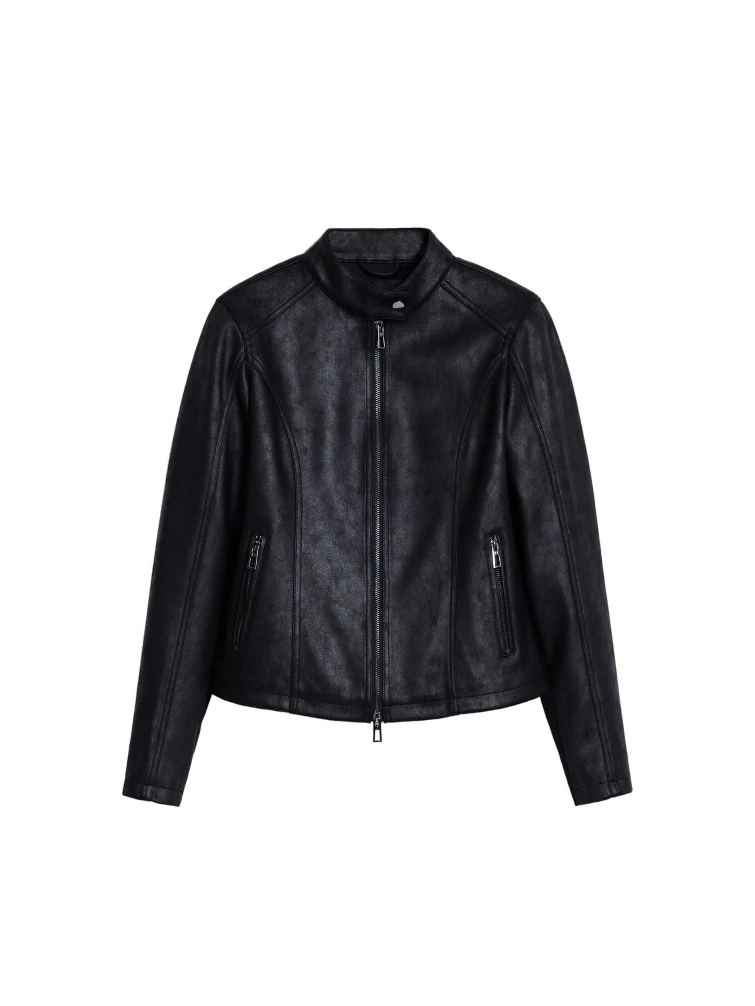 Desigual Přechodná bunda – černá: přední strana