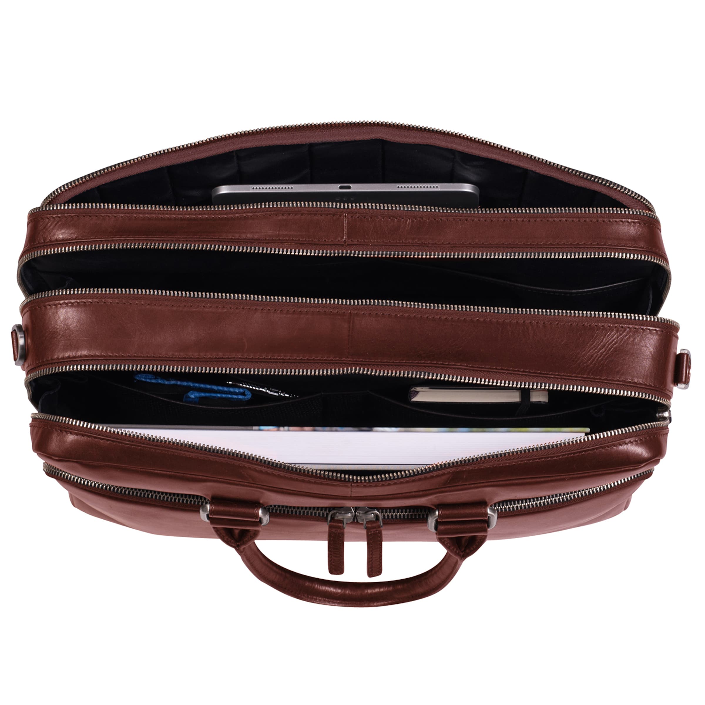 Porte-documents 'Cambridge' LEONHARD HEYDEN en marron