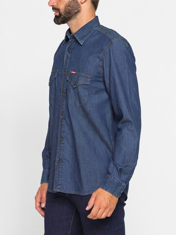 Carrera Jeans Shirt 'Western' in Blue