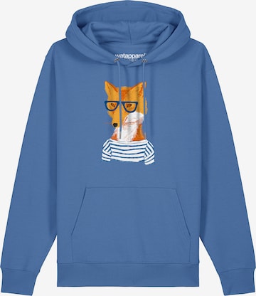 Sweat-shirt ' Fuchs ' Watapparel en bleu : devant