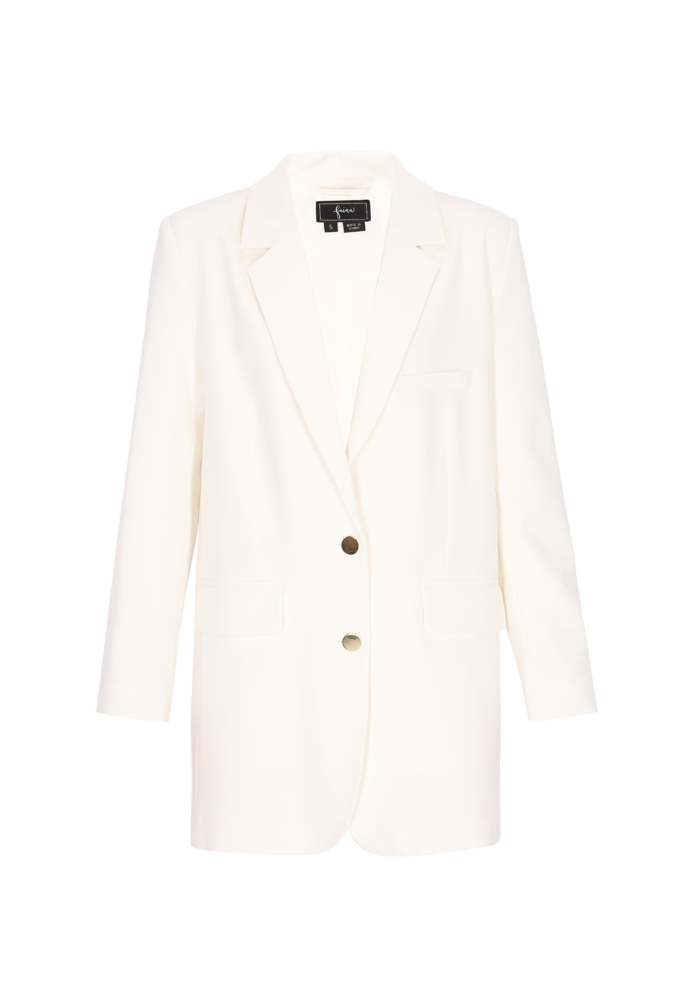 Blazer faina en blanc : devant