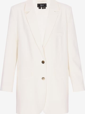 Blazer faina en blanc : devant