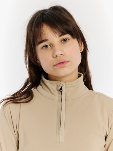 PROTEST Sportief sweatshirt 'REFABRIZOY JR' in Bruin