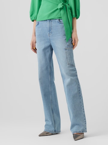 VERO MODA Loosefit Jeans 'Kithy' in Blau: predná strana