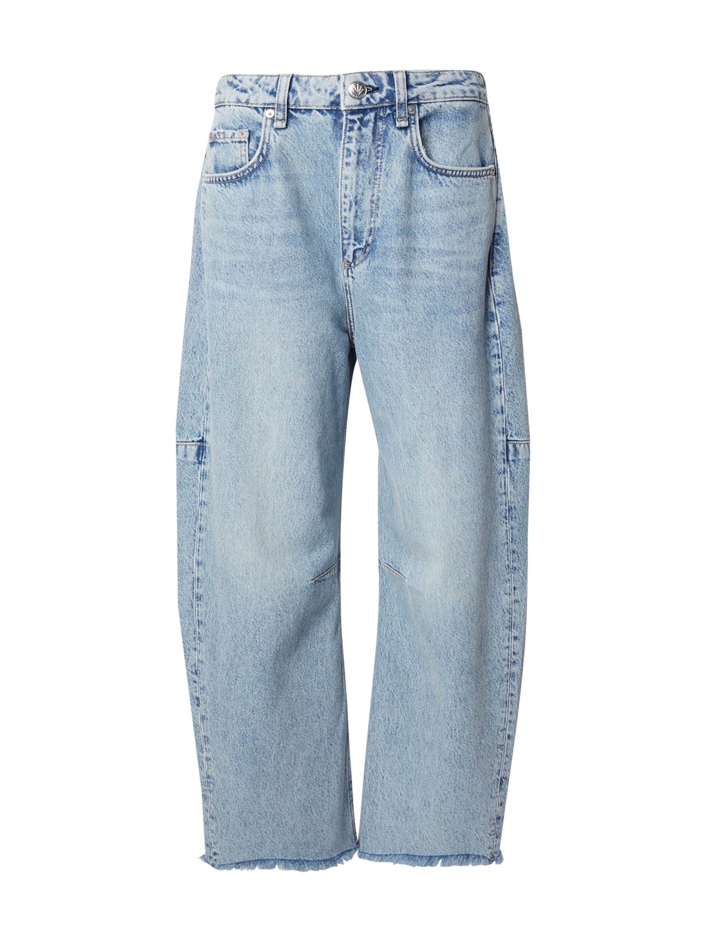 Baggy Jean 'BARREL' rag & bone en bleu : devant