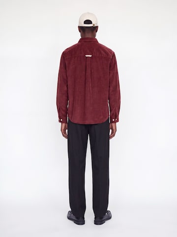 Fit confort Chemise 'JORFREDERIKSBERG' JACK & JONES en rouge