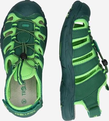 TROLLKIDS Sandals 'Kvalvika' in Green