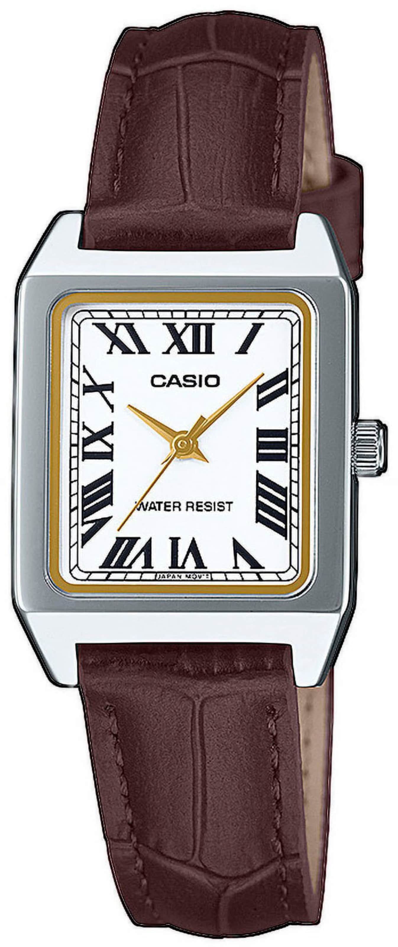 CASIO Analog Watch in Brown: front