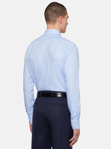 Boggi Milano Regular fit Button Up Shirt 'Checjk Windsor' in Blue