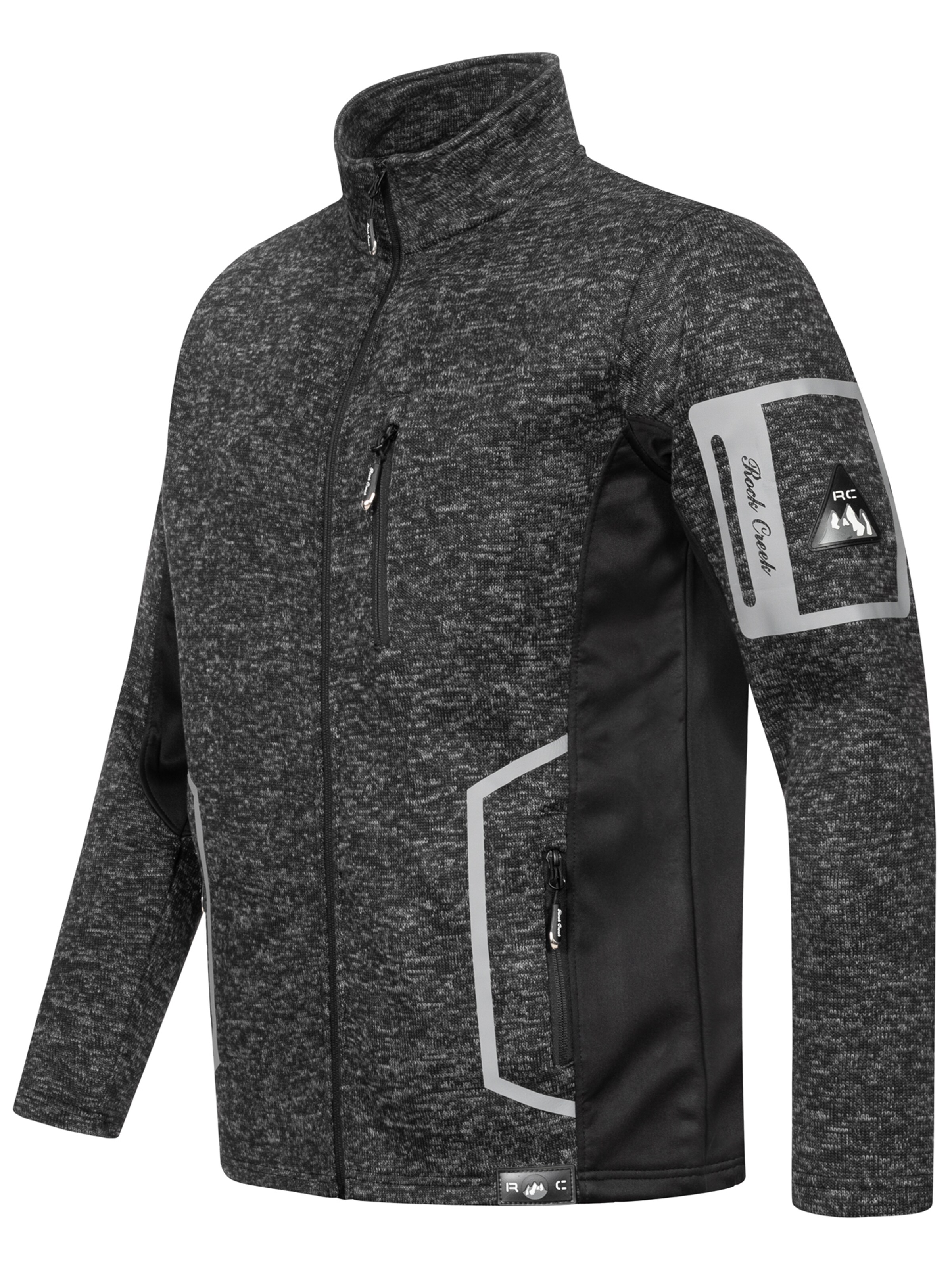Rock Creek Fleece Jacket in Black