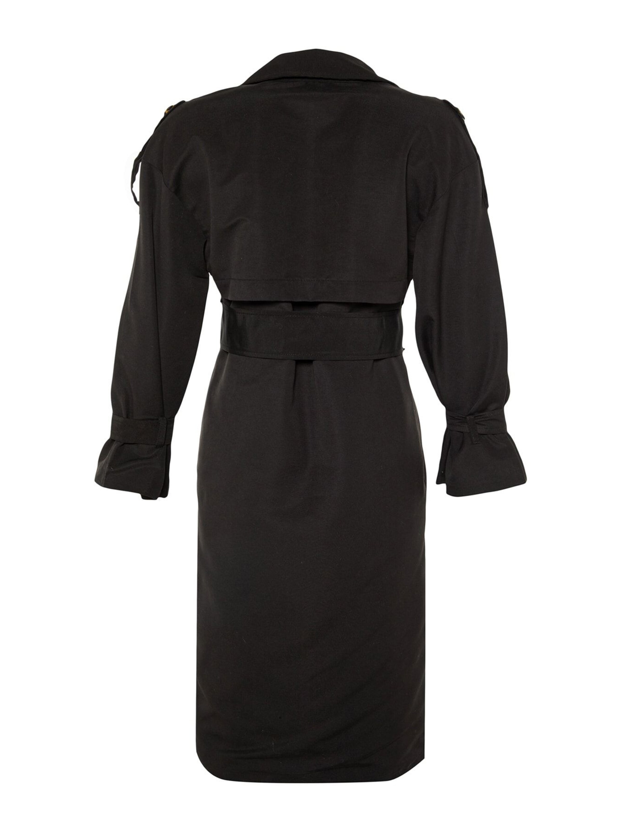 Trendyol Демисезонное пальто в Черный