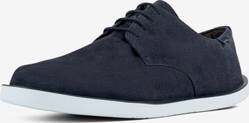 CAMPER Lace-Up Shoes 'Wagon' in Blue: front