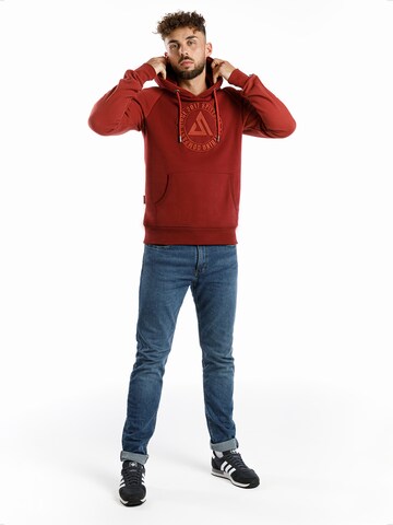 SPITZBUB Sweatshirt 'Raglan Street' in Rood