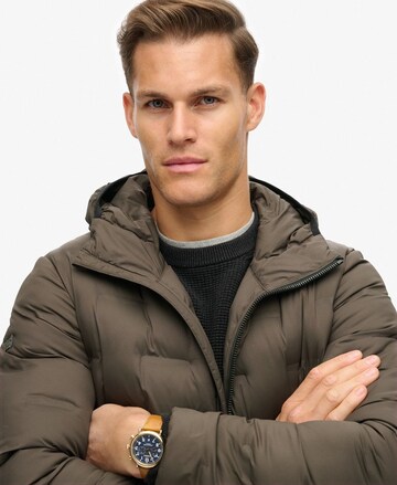 Veste mi-saison Superdry en marron