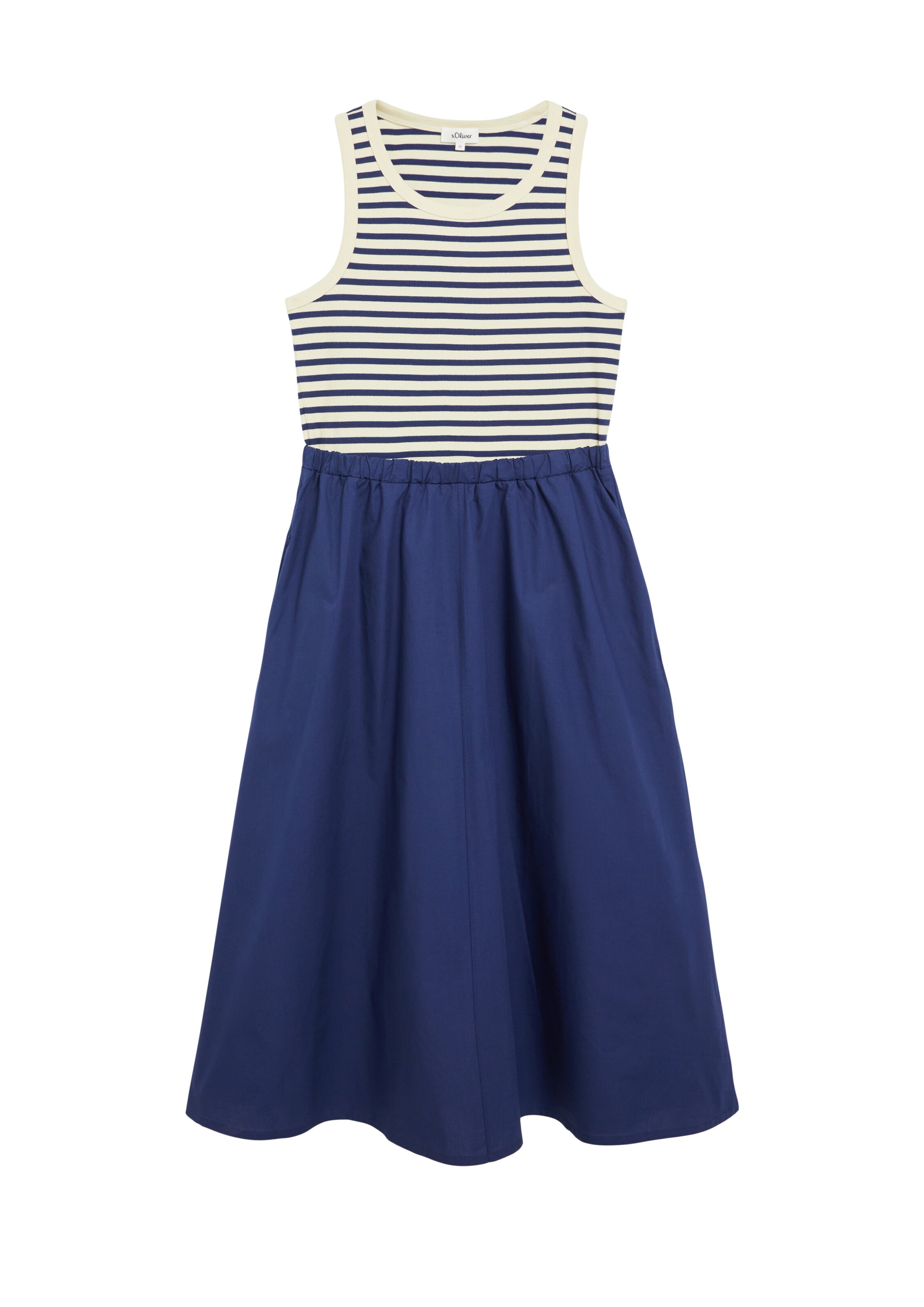 s.Oliver Dress in 32 in Dark blue / Wool white, Item view