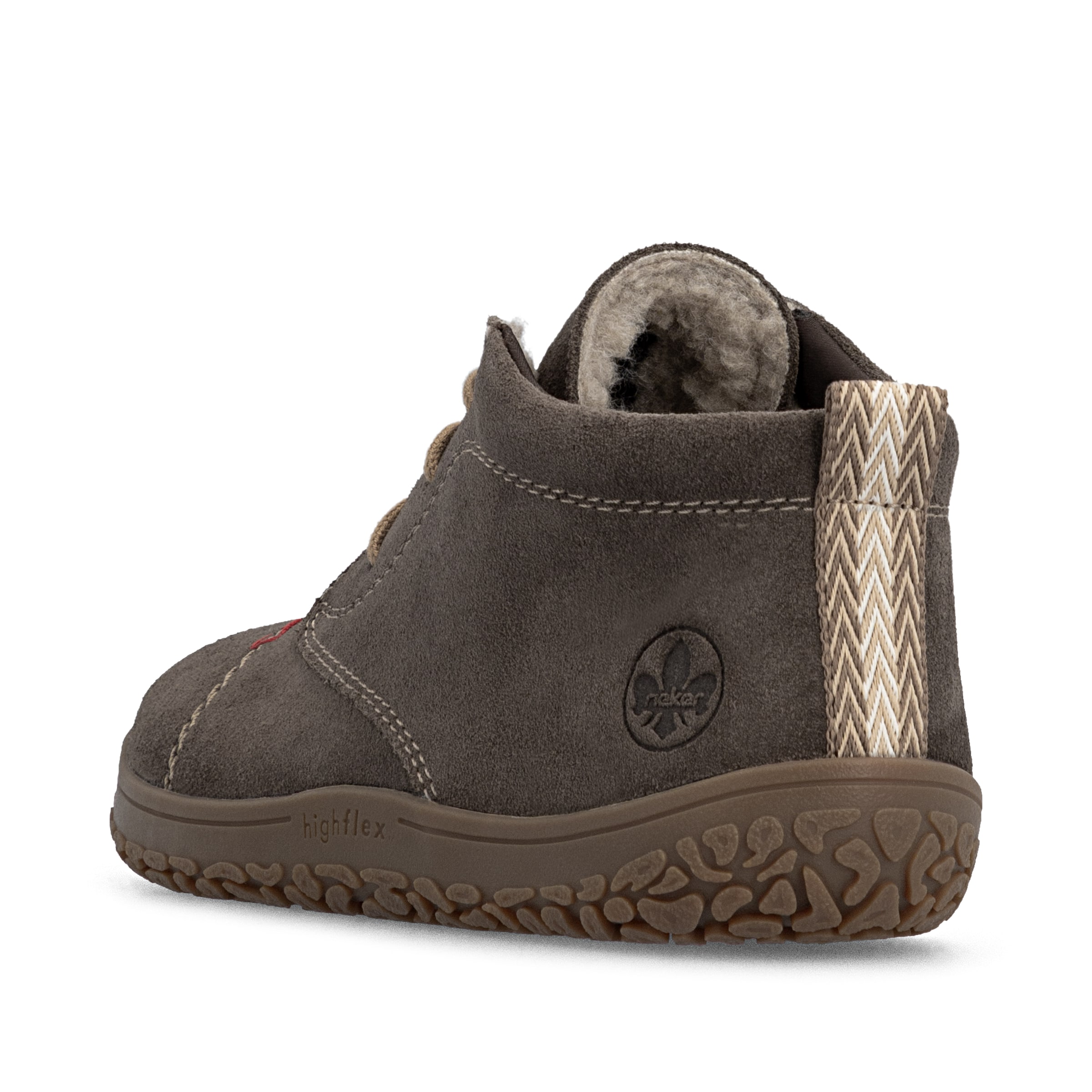 Bottines à lacets Rieker en gris