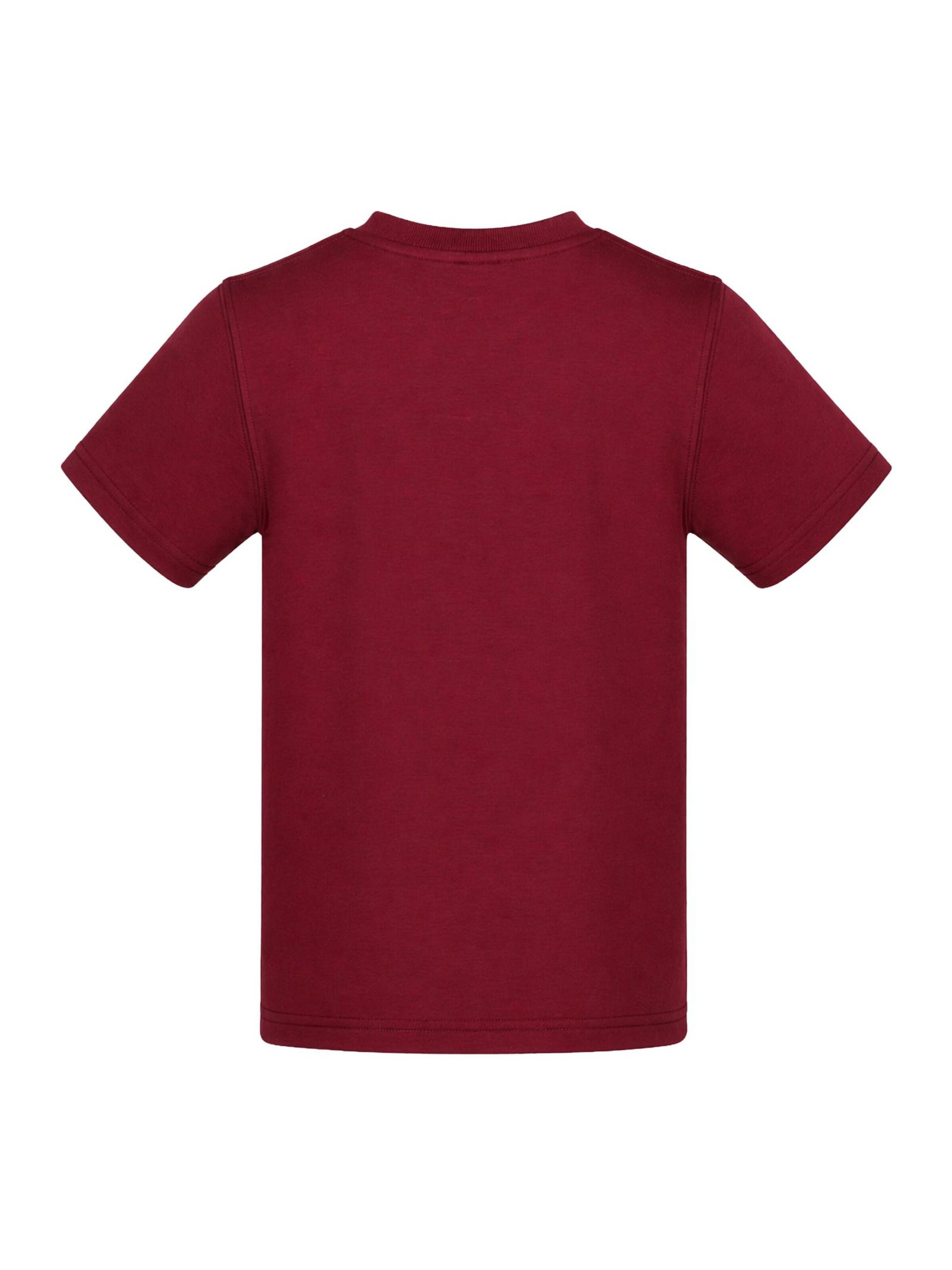 Donder Shirt 'Heavy Tee Essential Canary Yellow' in Red