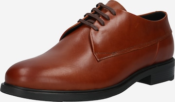 Shoe The Bear Lace-Up Shoes 'Linea' in Brown: front
