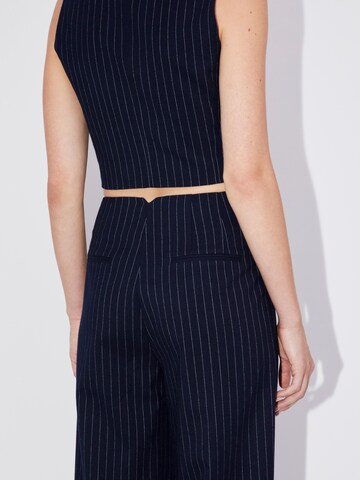 LeGer by Lena Gercke Regular Pleat-Front Pants 'Valeska' in Blue