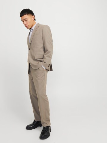 JACK & JONES regular Jakkesæt 'JPRTHEO' i beige