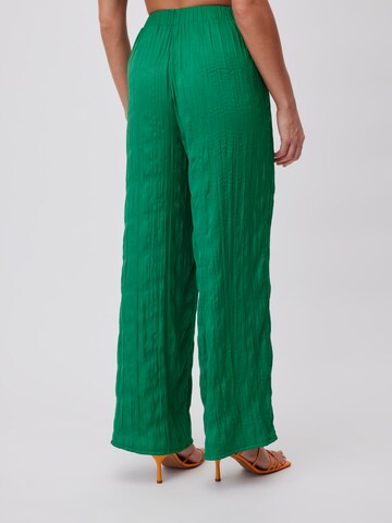 Wide Leg Pantalon LeGer by Lena Gercke en vert