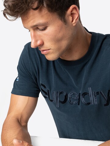 T-Shirt Superdry en bleu