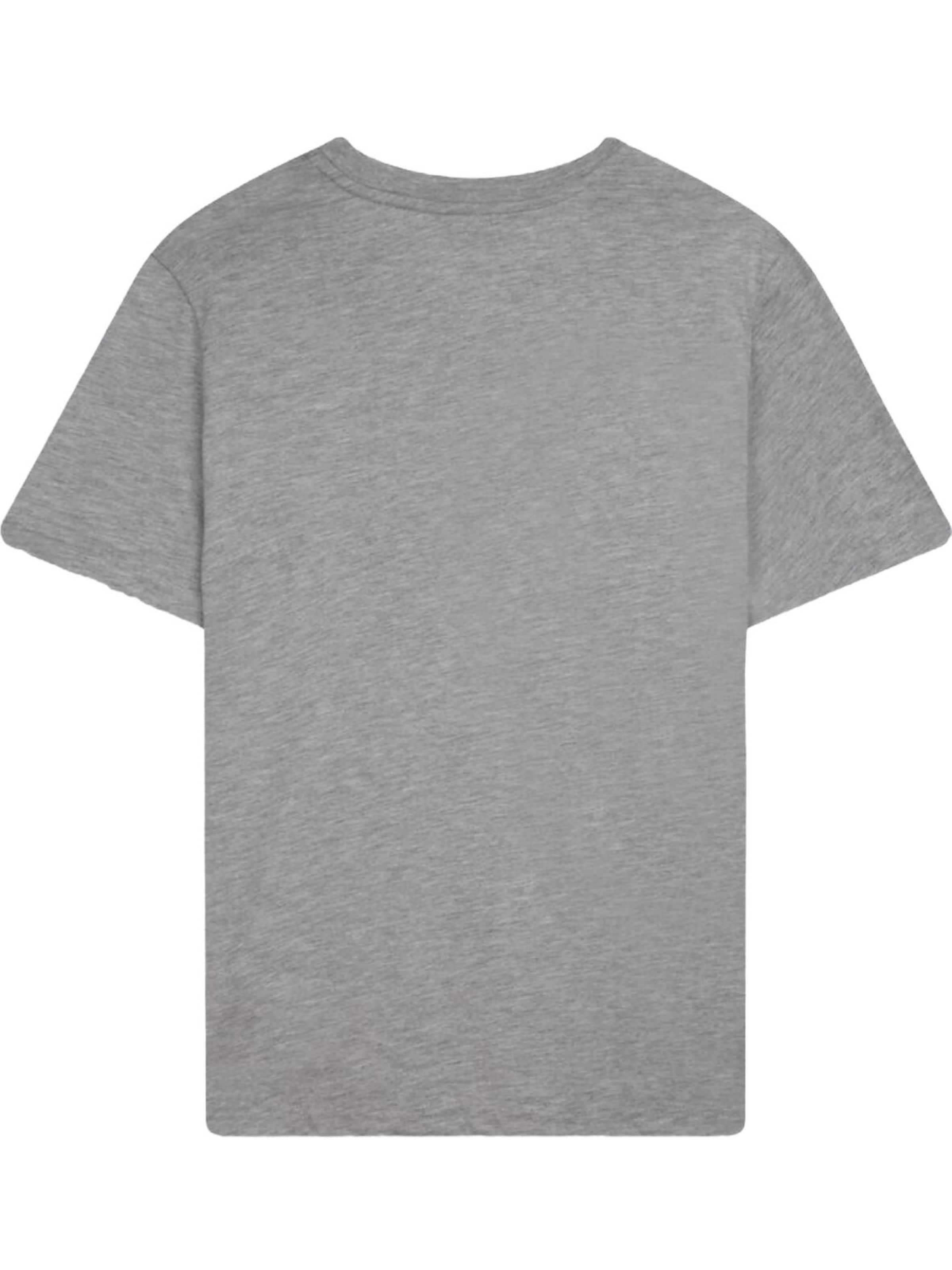 LTB Jeans - Camiseta 'LTB Jeans T-Shirt mit Slogan-Print' en gris: frente