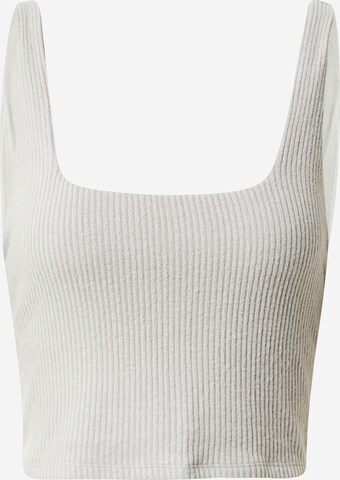 Top di Abercrombie & Fitch in grigio: frontale