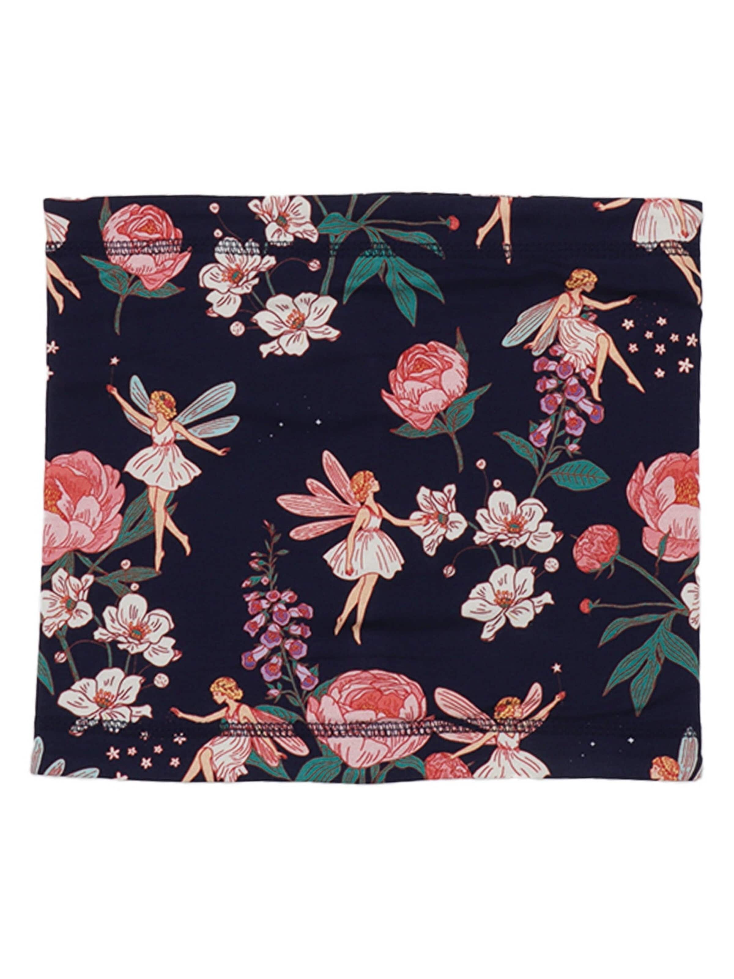 Walkiddy Scarf 'Walkiddy - Fairies and Flowers' in Blue: front