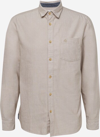 Springfield Button Up Shirt in Beige: front