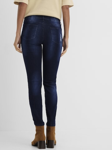 bonprix Skinny Jeans in Blauw