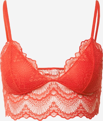 BeckSöndergaard - Triangular Soutien 'Zoe' em vermelho: frente