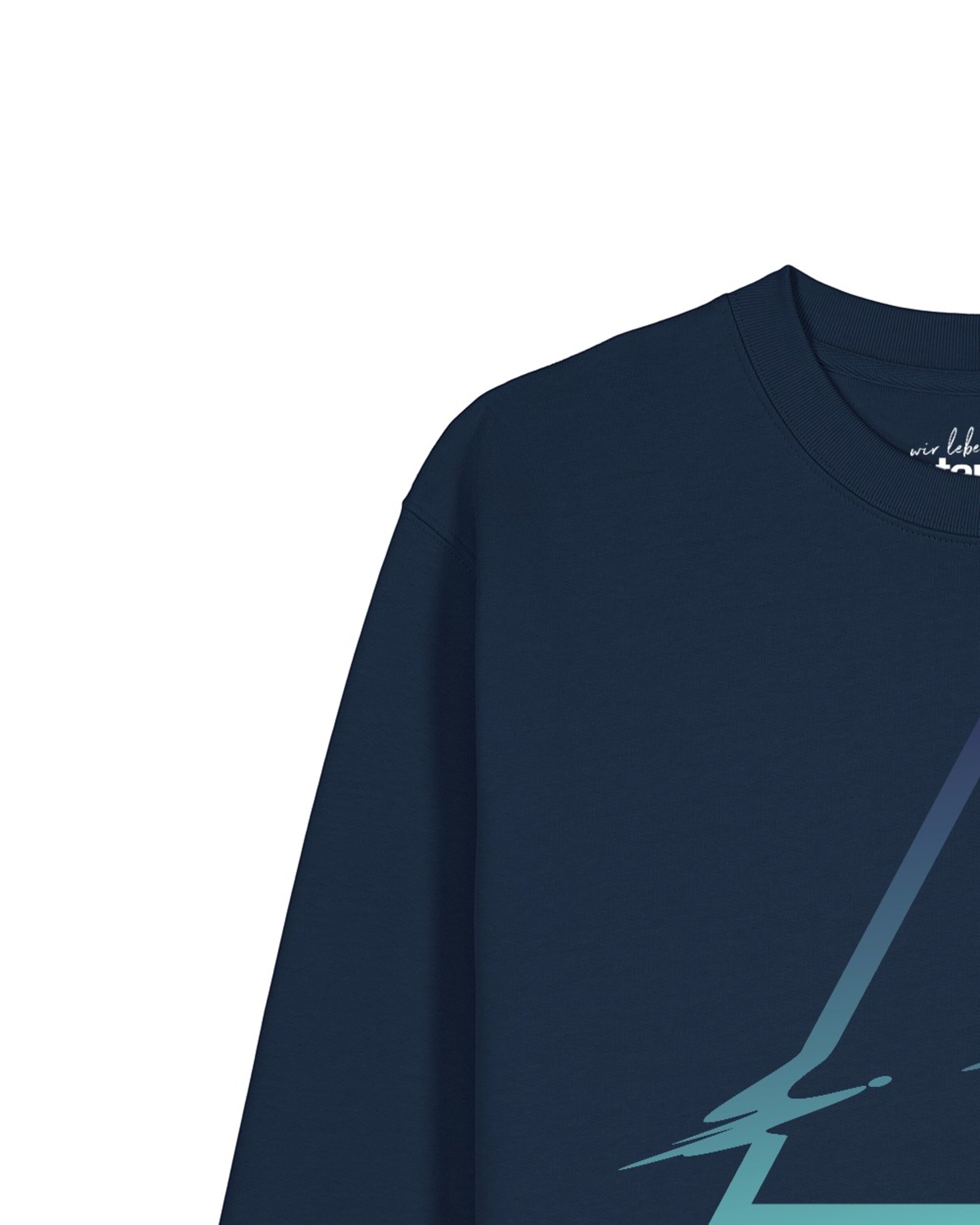Sweat-shirt 'Triangle' Watapparel en bleu
