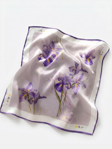 Vivi Idee Scarf 'Irisblüten' in Purple