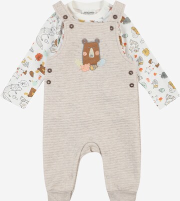 JACKY Set 'FOREST FRIENDS' i beige: framsida