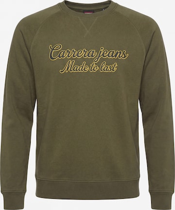 Carrera Jeans Sweatshirt 'Light Crew Sweatshirt Raglan' in Green: front