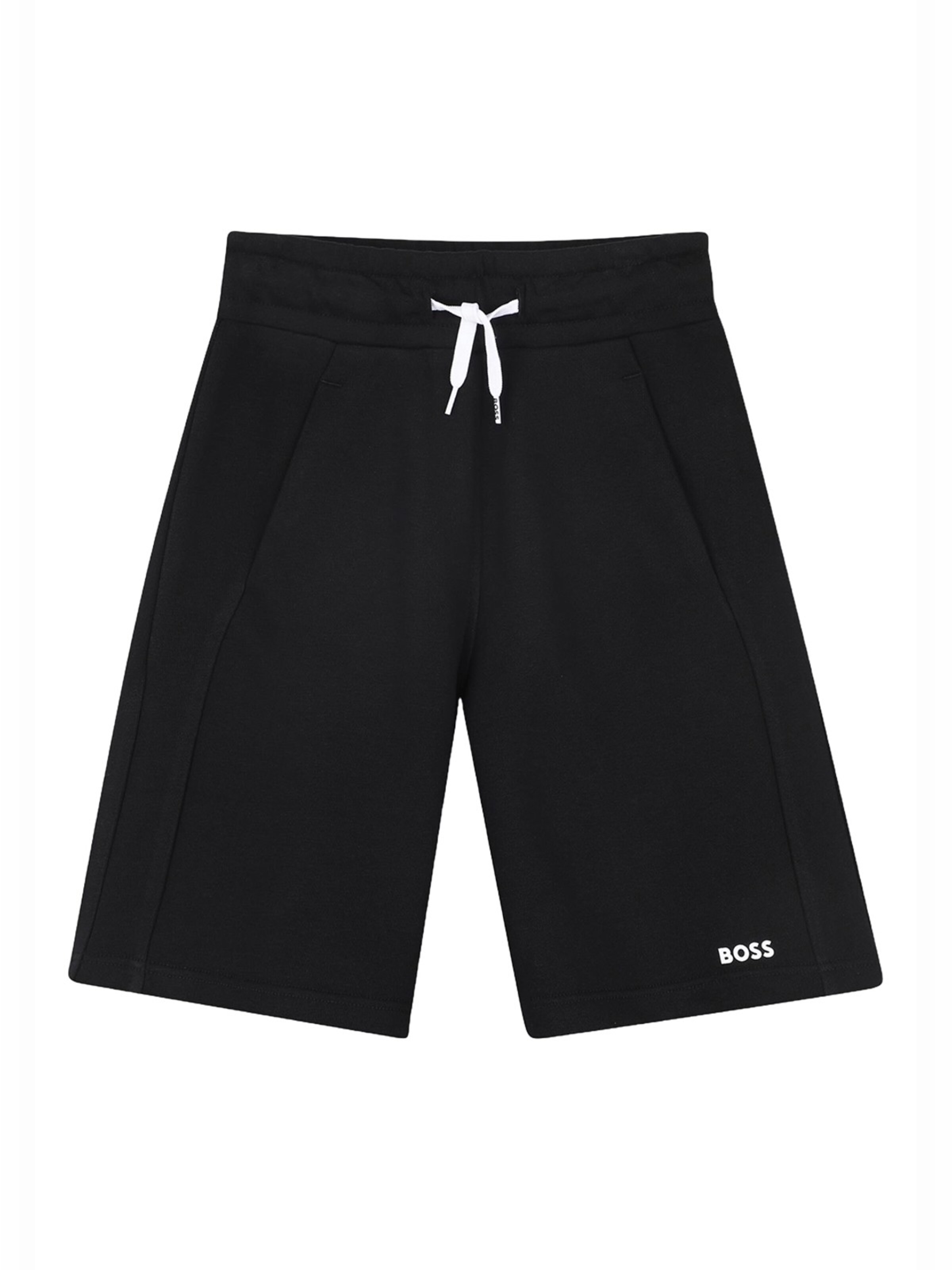 BOSS Broek 'Bermuda nero per bambino' in de kleur Zwart, Productweergave